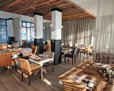 Ontbijtzaal hotel Domein 3